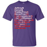 T-Shirts Purple / Small Aryas Kill List T-Shirt