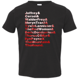 T-Shirts Black / 2T Aryas Kill List Toddler Premium T-Shirt