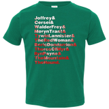 T-Shirts Kelly / 2T Aryas Kill List Toddler Premium T-Shirt