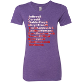 T-Shirts Purple Rush / Small Aryas Kill List Women's Triblend T-Shirt