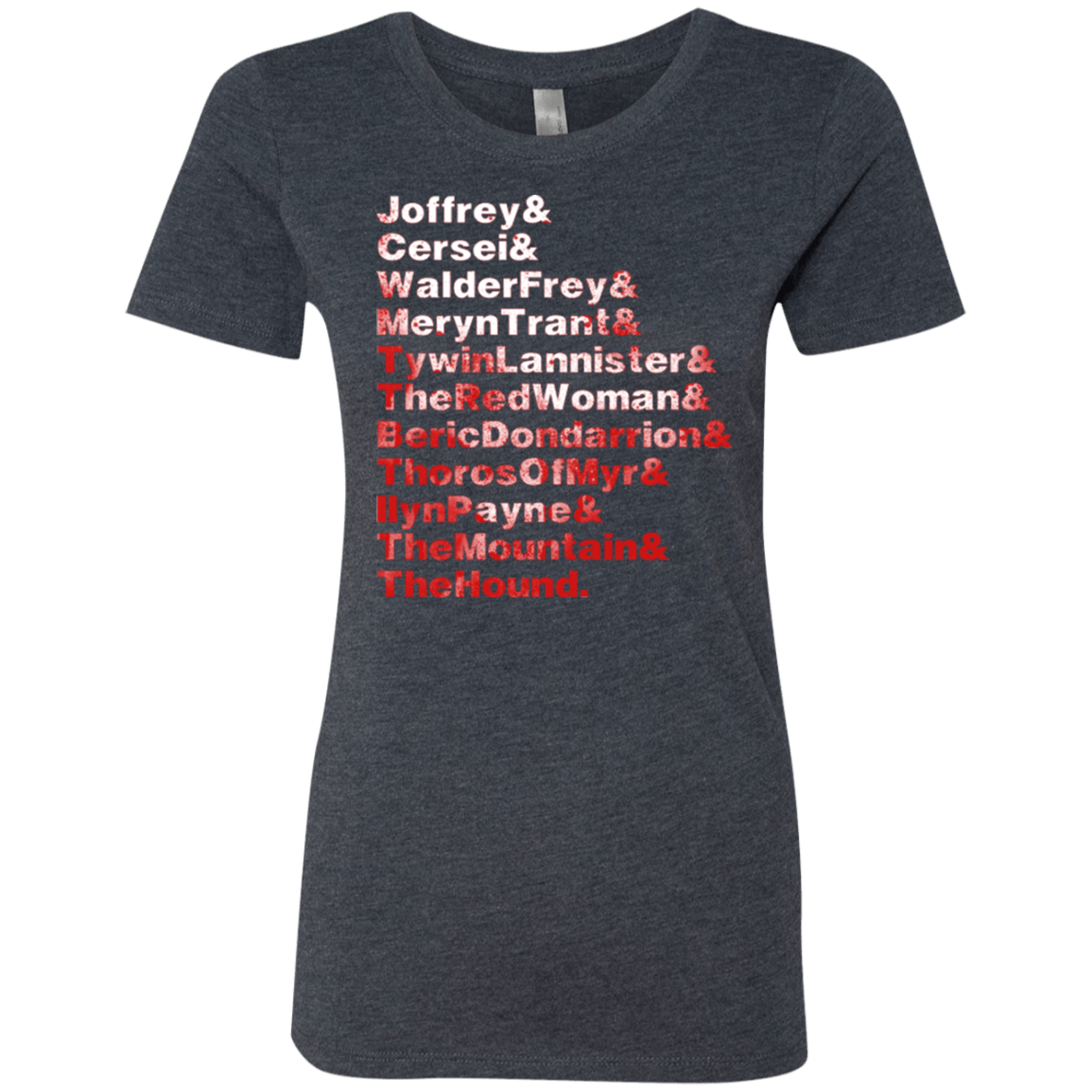 T-Shirts Vintage Navy / Small Aryas Kill List Women's Triblend T-Shirt