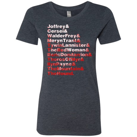 T-Shirts Vintage Navy / Small Aryas Kill List Women's Triblend T-Shirt