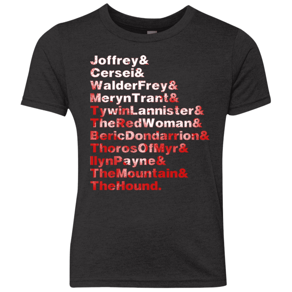 T-Shirts Vintage Black / YXS Aryas Kill List Youth Triblend T-Shirt