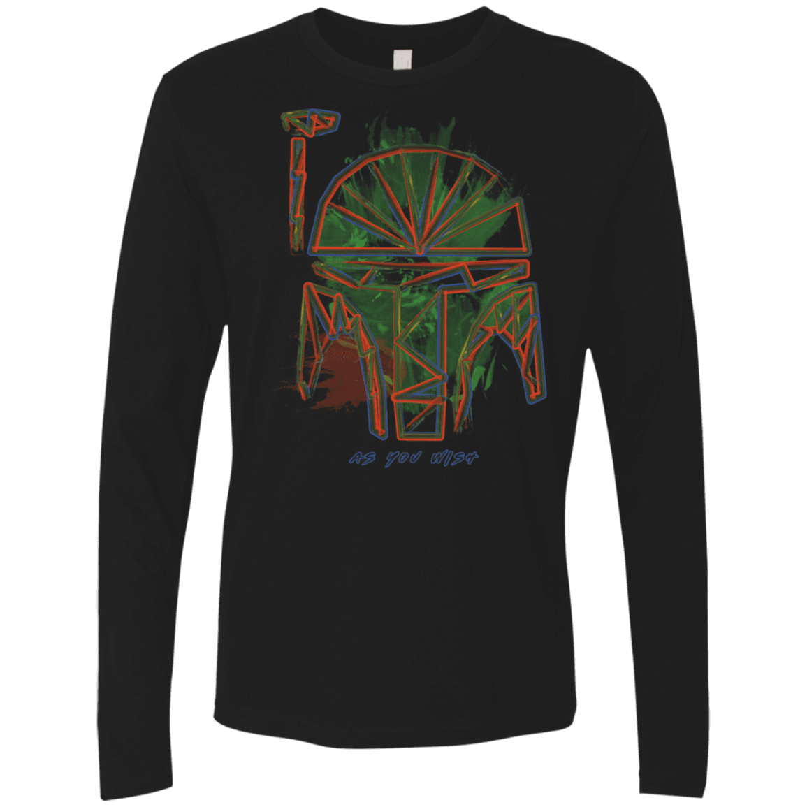 T-Shirts Black / S As You Wish Men's Premium Long Sleeve