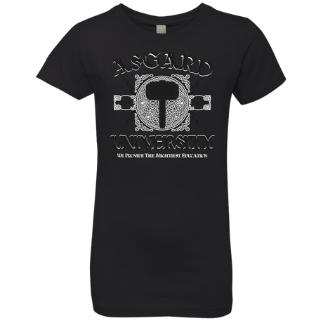 T-Shirts Black / YXS Asgard University Girls Premium T-Shirt