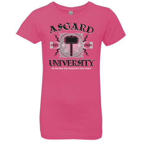 T-Shirts Hot Pink / YXS Asgard University Girls Premium T-Shirt