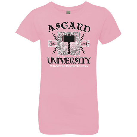 T-Shirts Light Pink / YXS Asgard University Girls Premium T-Shirt