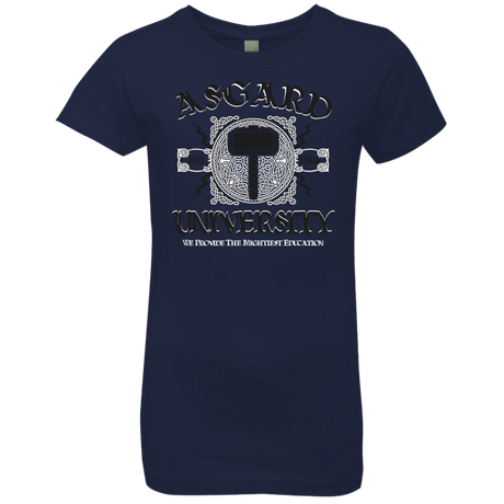T-Shirts Midnight Navy / YXS Asgard University Girls Premium T-Shirt