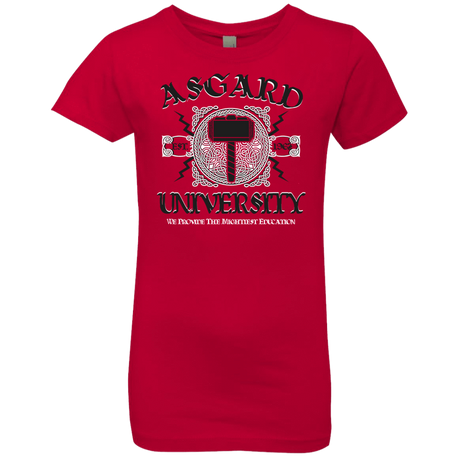 T-Shirts Red / YXS Asgard University Girls Premium T-Shirt