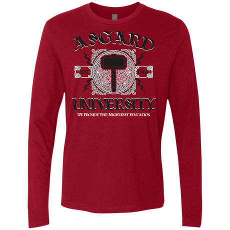 T-Shirts Cardinal / Small Asgard University Men's Premium Long Sleeve