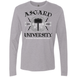 T-Shirts Heather Grey / Small Asgard University Men's Premium Long Sleeve