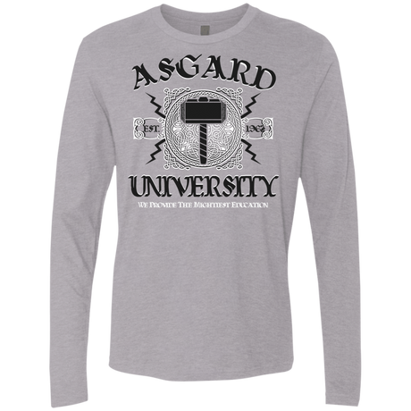 T-Shirts Heather Grey / Small Asgard University Men's Premium Long Sleeve