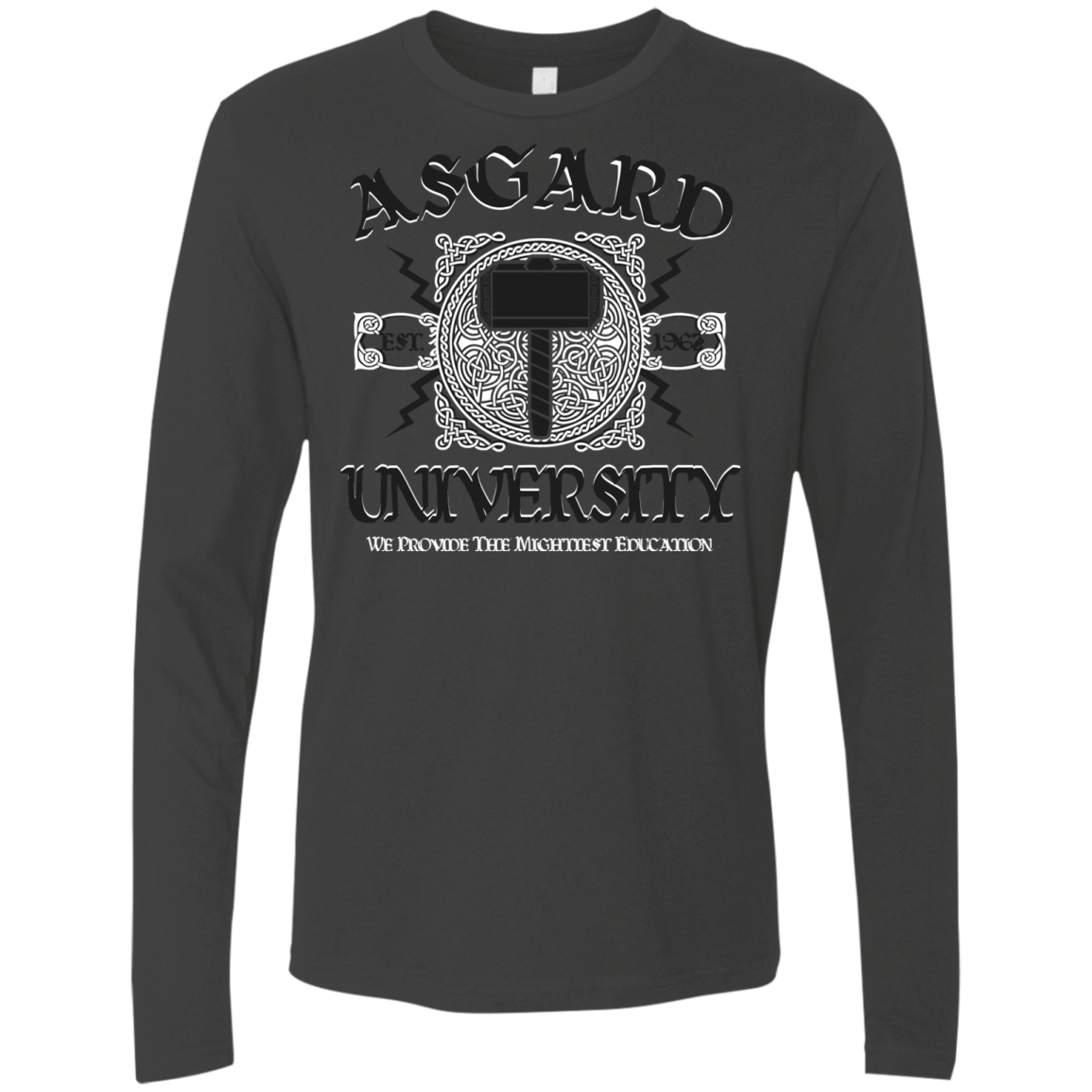 T-Shirts Heavy Metal / Small Asgard University Men's Premium Long Sleeve