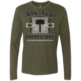 T-Shirts Military Green / Small Asgard University Men's Premium Long Sleeve