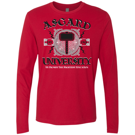 T-Shirts Red / Small Asgard University Men's Premium Long Sleeve
