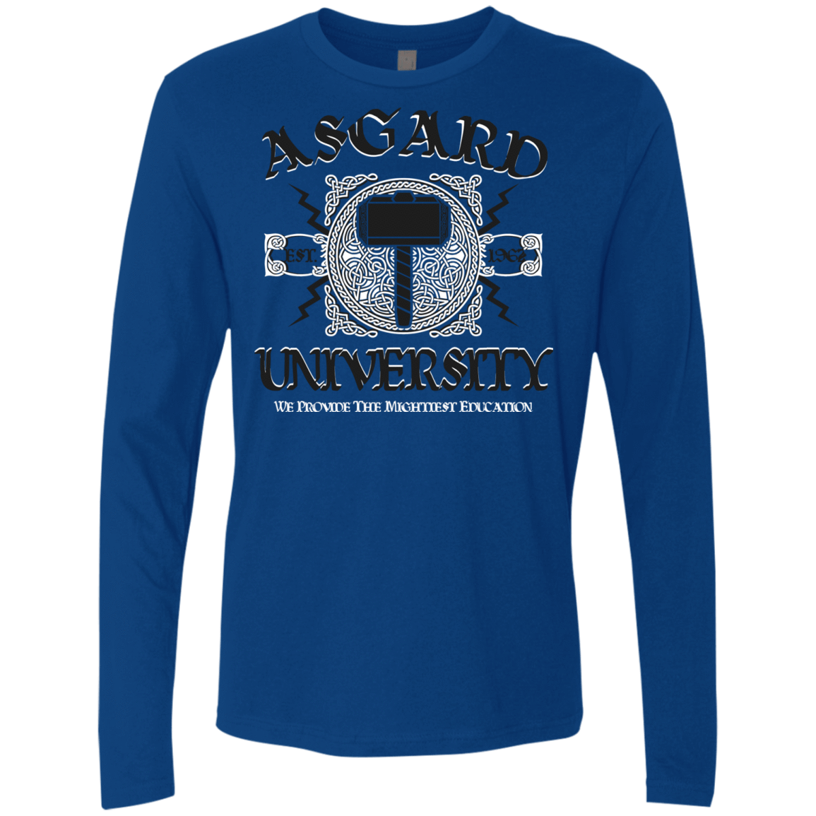 T-Shirts Royal / Small Asgard University Men's Premium Long Sleeve