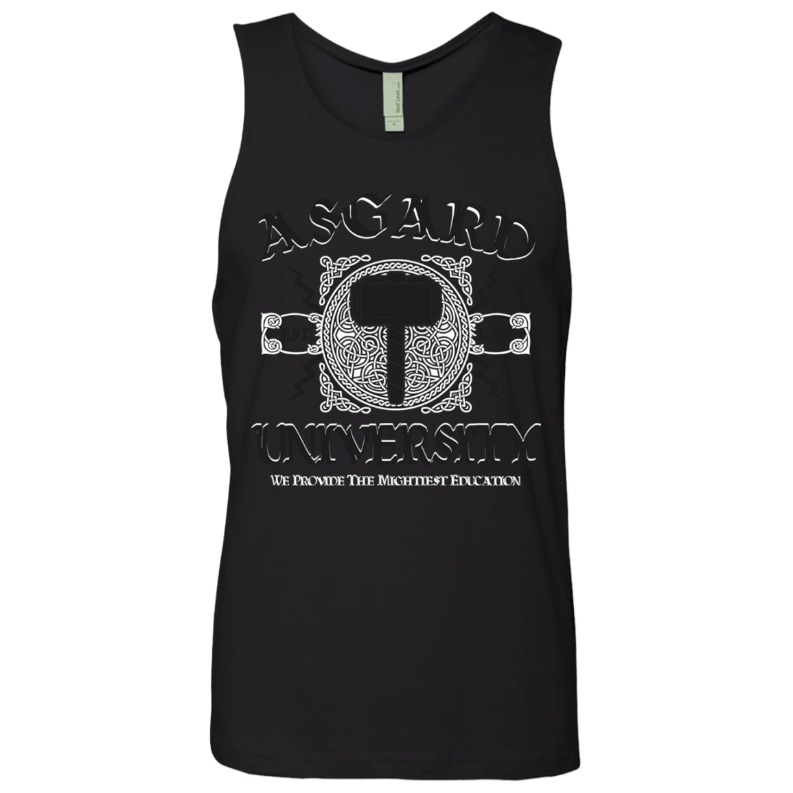 T-Shirts Black / Small Asgard University Men's Premium Tank Top