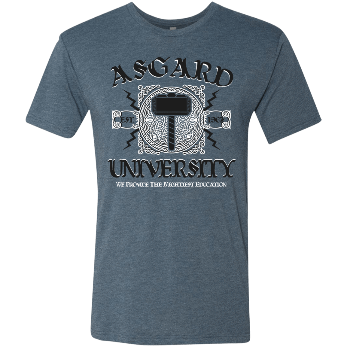 T-Shirts Indigo / Small Asgard University Men's Triblend T-Shirt