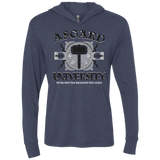 T-Shirts Vintage Navy / X-Small Asgard University Triblend Long Sleeve Hoodie Tee