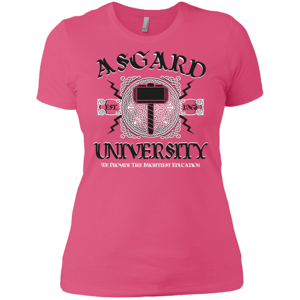 T-Shirts Hot Pink / X-Small Asgard University Women's Premium T-Shirt