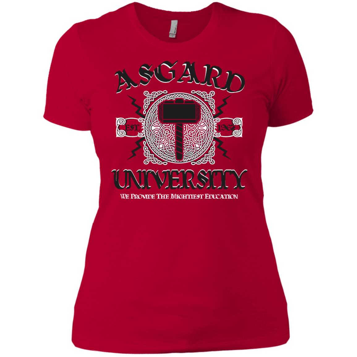 T-Shirts Red / X-Small Asgard University Women's Premium T-Shirt