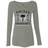 T-Shirts Venetian Grey / Small Asgard University Women's Triblend Long Sleeve Shirt