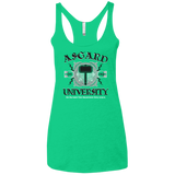 T-Shirts Envy / X-Small Asgard University Women's Triblend Racerback Tank