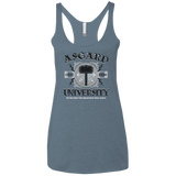 T-Shirts Indigo / X-Small Asgard University Women's Triblend Racerback Tank