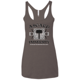 T-Shirts Macchiato / X-Small Asgard University Women's Triblend Racerback Tank