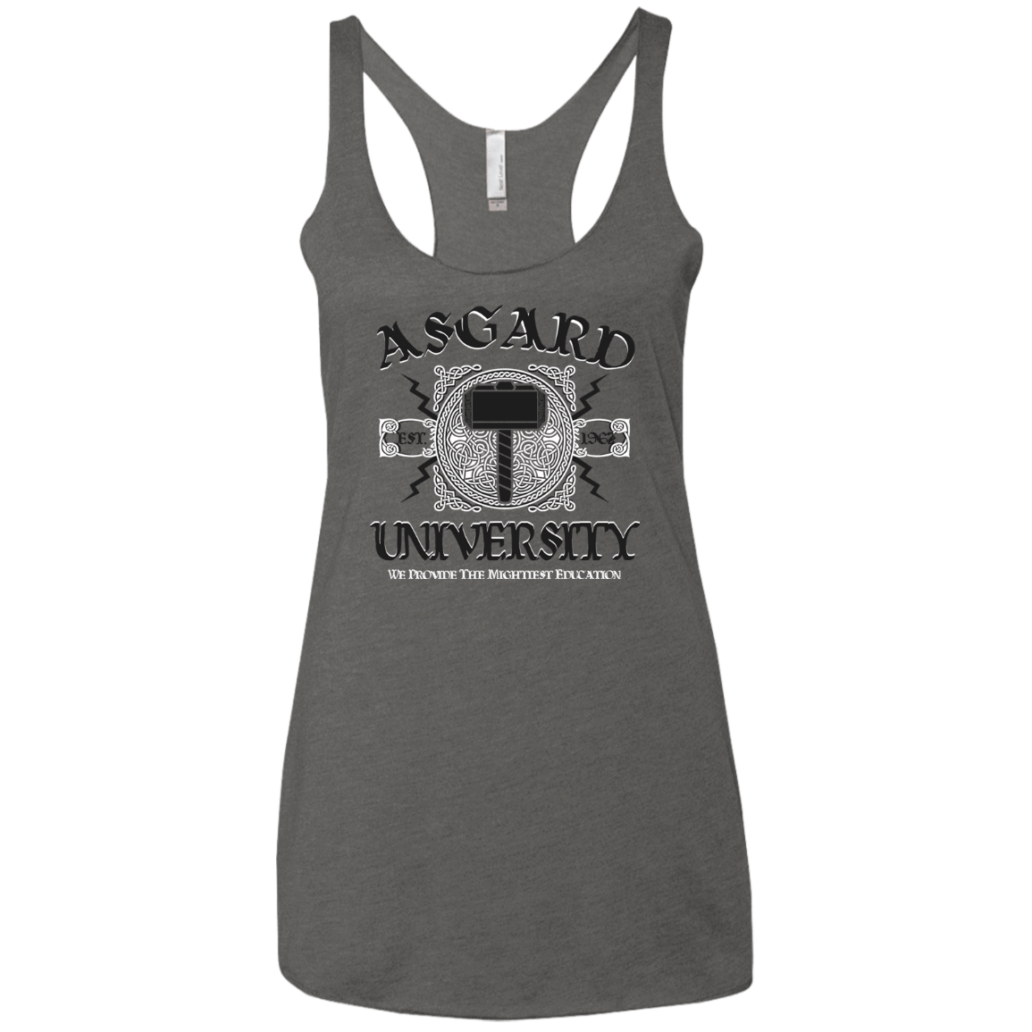 T-Shirts Premium Heather / X-Small Asgard University Women's Triblend Racerback Tank