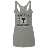T-Shirts Venetian Grey / X-Small Asgard University Women's Triblend Racerback Tank