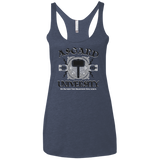 T-Shirts Vintage Navy / X-Small Asgard University Women's Triblend Racerback Tank