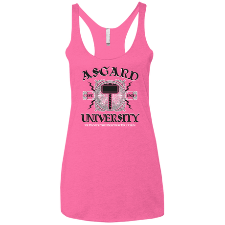 T-Shirts Vintage Pink / X-Small Asgard University Women's Triblend Racerback Tank