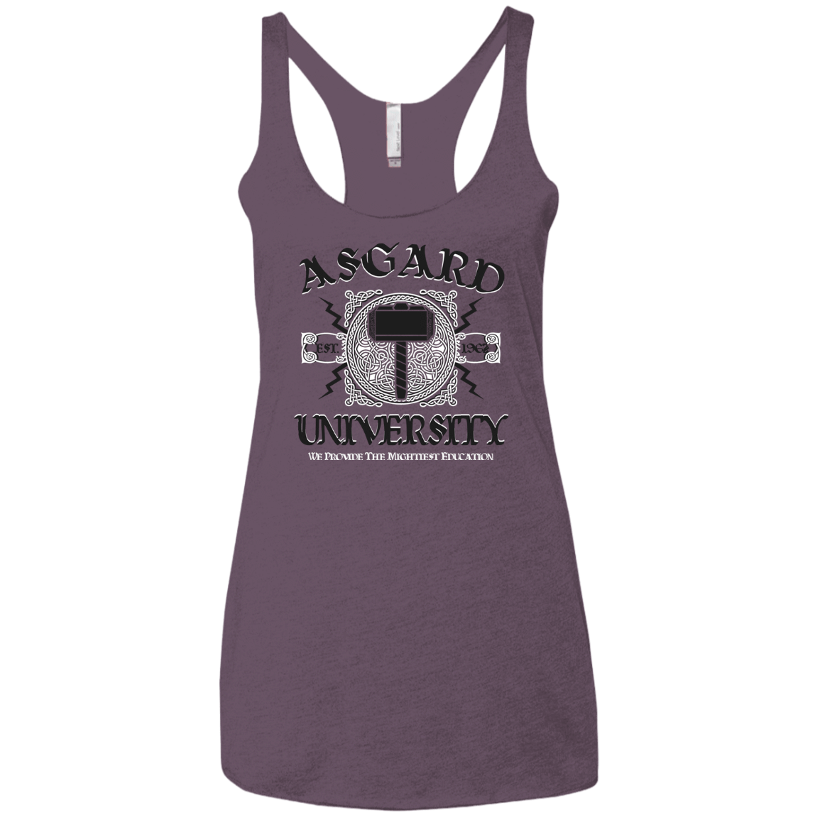 T-Shirts Vintage Purple / X-Small Asgard University Women's Triblend Racerback Tank