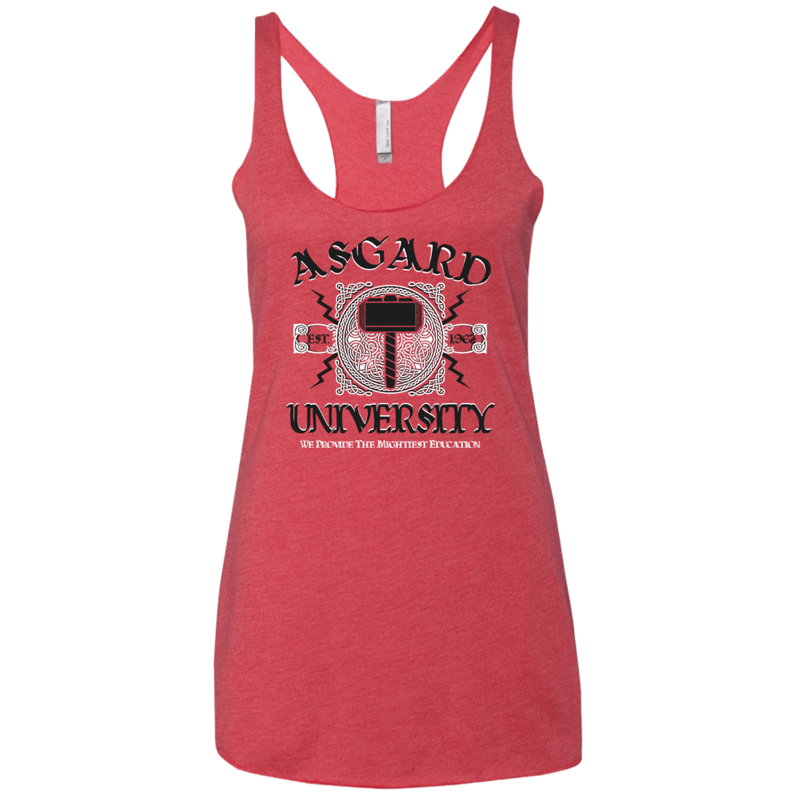 T-Shirts Vintage Red / X-Small Asgard University Women's Triblend Racerback Tank