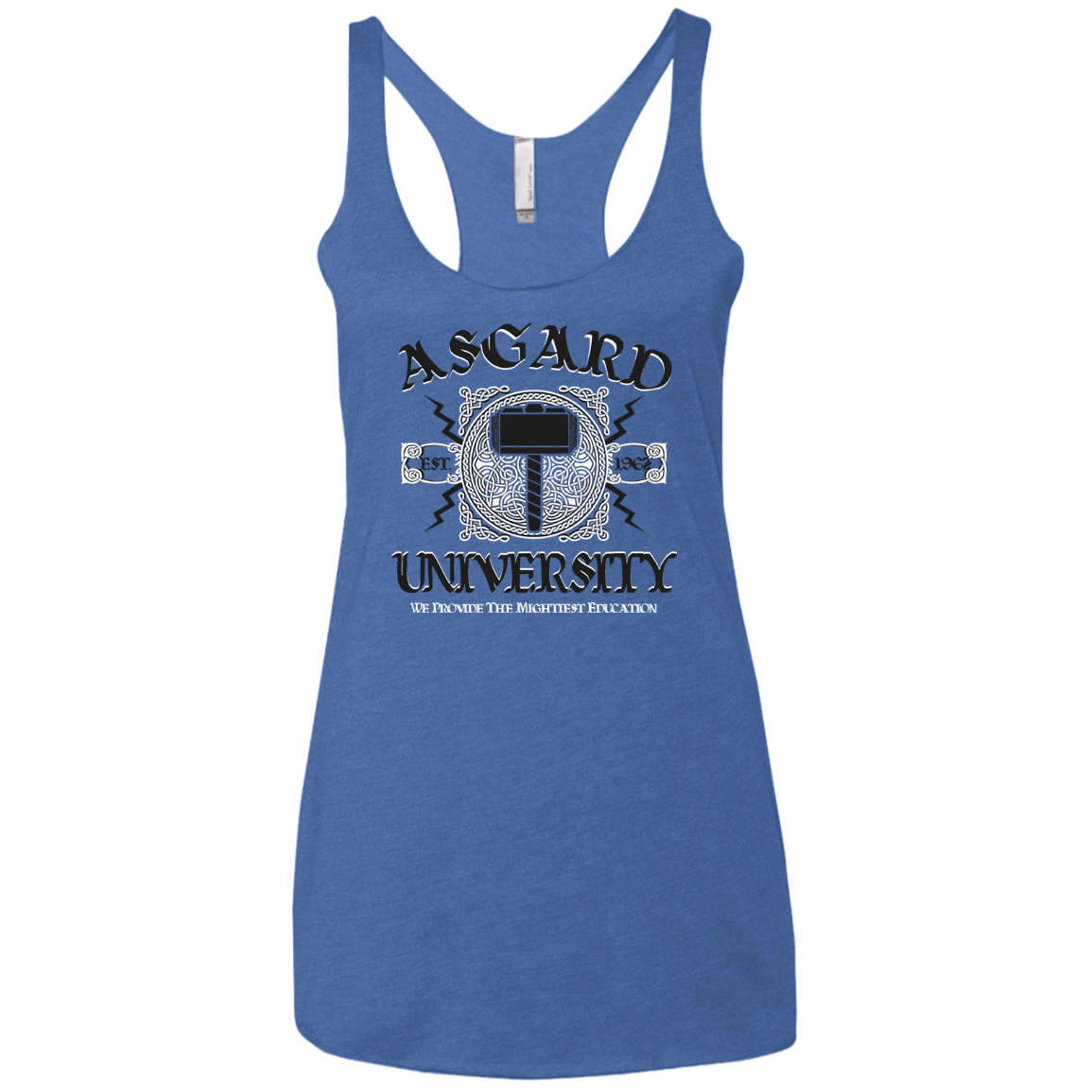 T-Shirts Vintage Royal / X-Small Asgard University Women's Triblend Racerback Tank