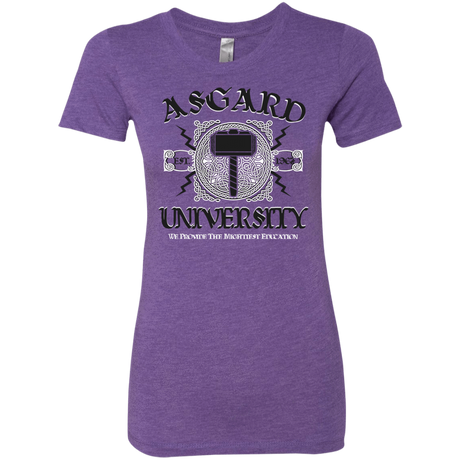 T-Shirts Purple Rush / Small Asgard University Women's Triblend T-Shirt