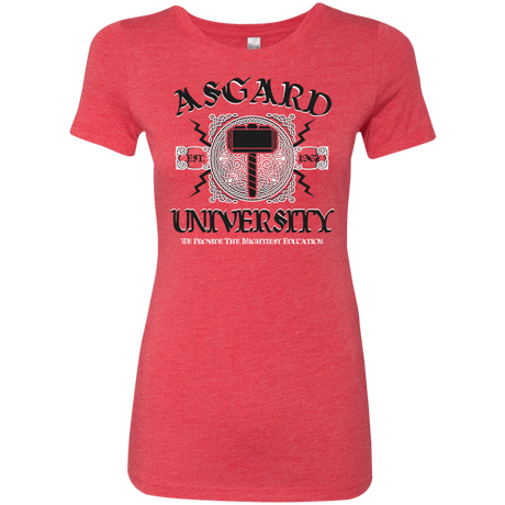 T-Shirts Vintage Red / Small Asgard University Women's Triblend T-Shirt