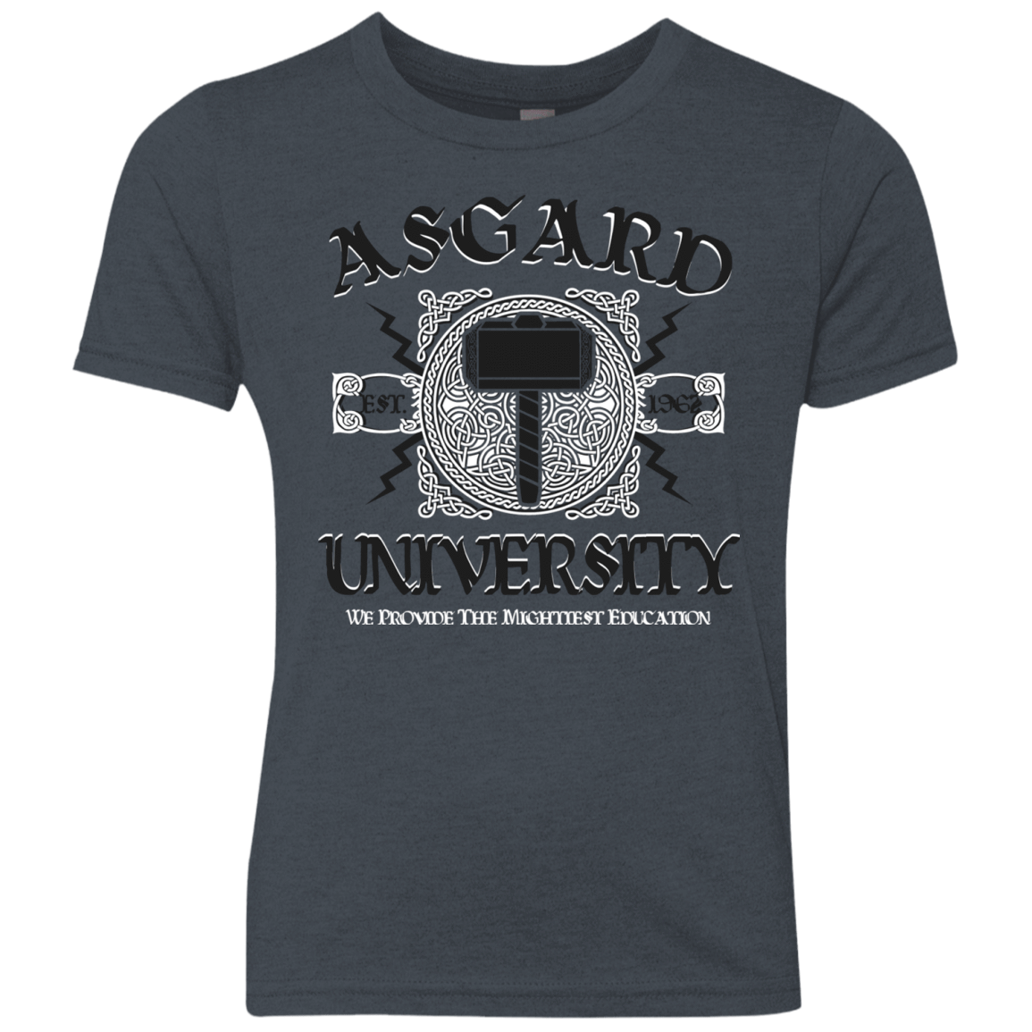 T-Shirts Vintage Navy / YXS Asgard University Youth Triblend T-Shirt
