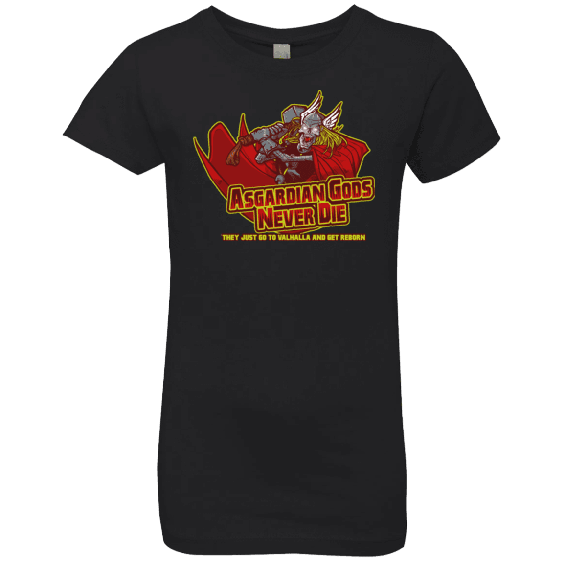 T-Shirts Black / YXS Asgardian Girls Premium T-Shirt