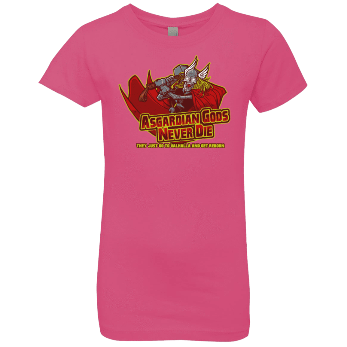 T-Shirts Hot Pink / YXS Asgardian Girls Premium T-Shirt