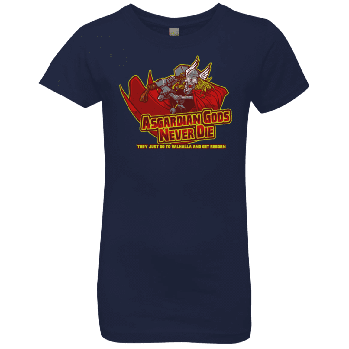 T-Shirts Midnight Navy / YXS Asgardian Girls Premium T-Shirt