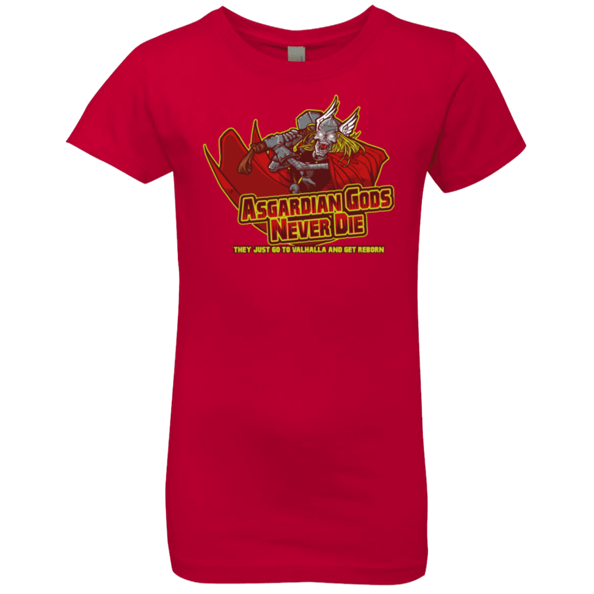 T-Shirts Red / YXS Asgardian Girls Premium T-Shirt