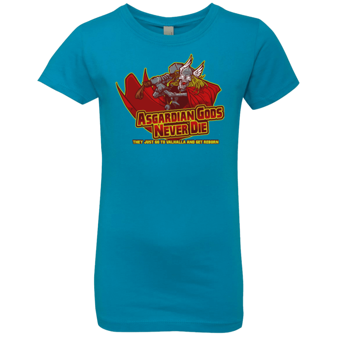 T-Shirts Turquoise / YXS Asgardian Girls Premium T-Shirt