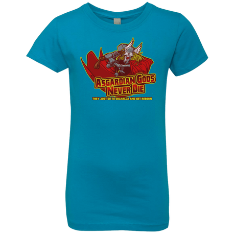 T-Shirts Turquoise / YXS Asgardian Girls Premium T-Shirt