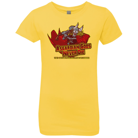 T-Shirts Vibrant Yellow / YXS Asgardian Girls Premium T-Shirt