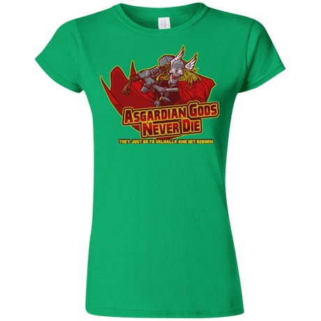 T-Shirts Irish Green / S Asgardian Junior Slimmer-Fit T-Shirt