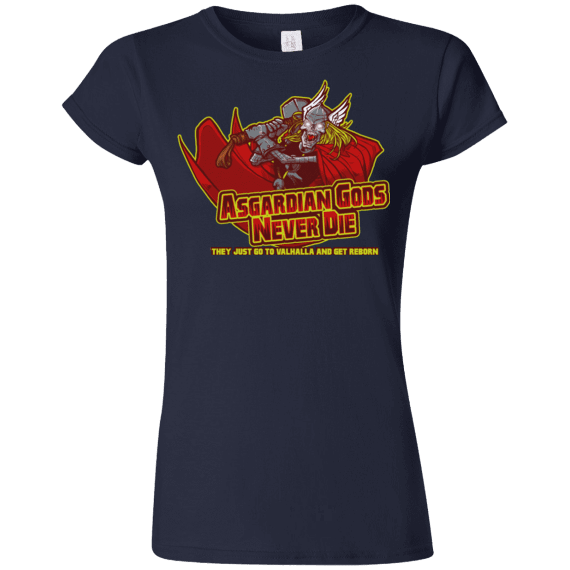 T-Shirts Navy / S Asgardian Junior Slimmer-Fit T-Shirt