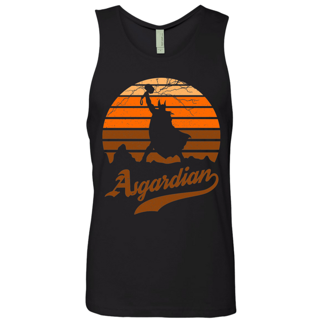 T-Shirts Black / Small Asgardian Sun Set Men's Premium Tank Top