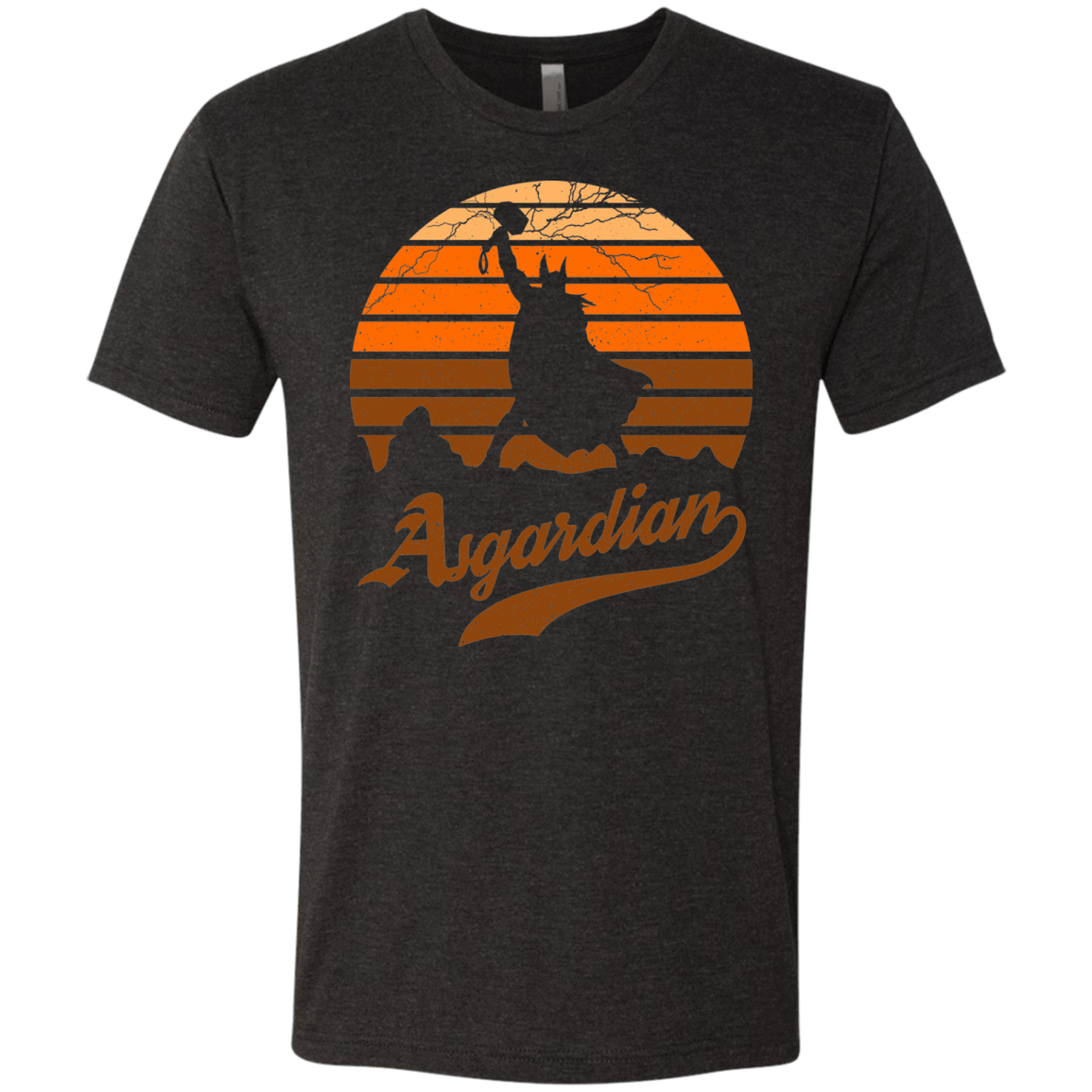 T-Shirts Vintage Black / Small Asgardian Sun Set Men's Triblend T-Shirt